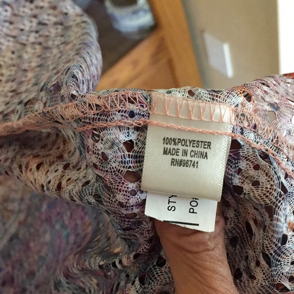 Crochet open drape vest - Picture 6 of 6